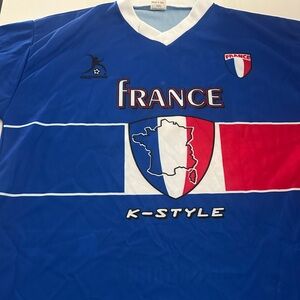 Youth XL France soccer jersey by Kalciomania.